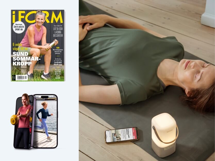 Iform trådlös högtalare med lampa